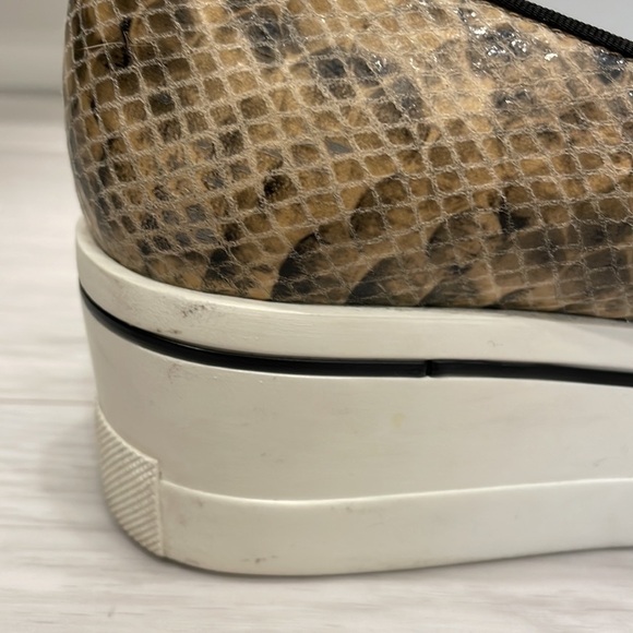 Stella McCartney Binx Python/Snakeskin Print Platform Shoes - Picture 14 of 16